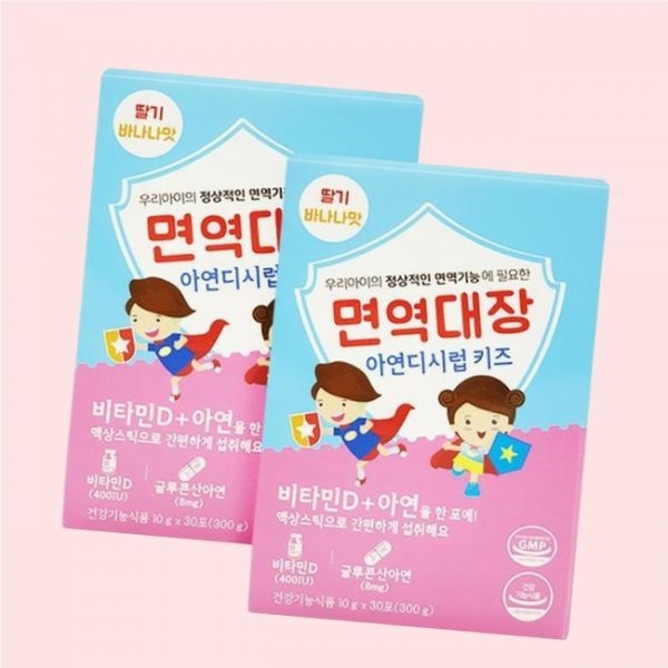 면역대장 <b>아연</b>디시럽 키즈 어린이 60포 영양제 징크시럽 돌 아기 유아 성장기 면역력 4079324