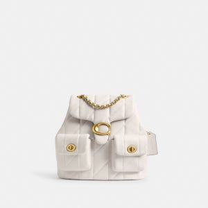 [롯데백화점] 코치 [공식] 태비 백팩 위드 퀼팅 CU076 B4/HA LE1216986736