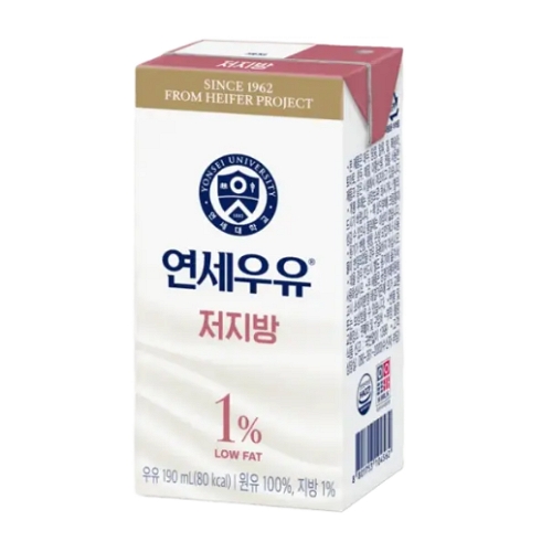 연세유업 연세우유 저지방 우유