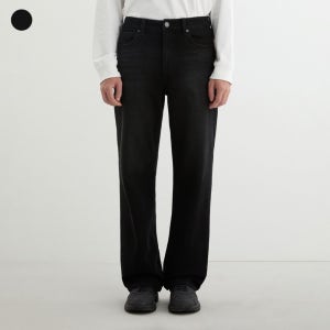 [롯데백화점] 게스 진 남성 기모 흑청 슬림 와이드 MP4D9193 LE1220457273