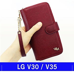 사무실 V30 wm체인클러치 학교 케이스 천연가죽 V300