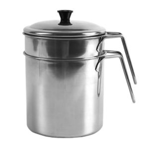 가정용 스텐 음식물 쓰레기통 2L 물빠짐 기능 음쓰통 위생용 휴지통 음식물 음식물통