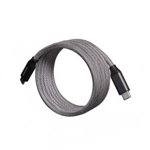 (1+1) 버니언스 240W 초고속 충전 케이블 마그네틱 C타입 충전케이블 C to C PD 라운드 플랫