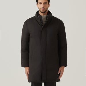 [페라로밀라노] 구스다운 롱 코트 블랙(AM0ECT40139)