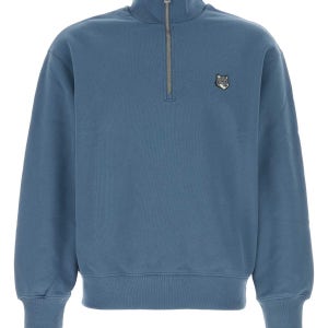 메종키츠네  에어포스 블루 코튼 스웨트셔츠 PM00305KM0341 0380