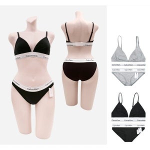 (캘빈클라인 언더웨어) CK 여성 스포츠 브라렛 삼각팬티 세트 QF1061 F37