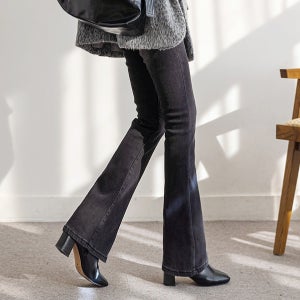 [S-2XL] 도톰한 기모안감! 겨울내내 따뜻하게~날씬한 부츠컷팬츠