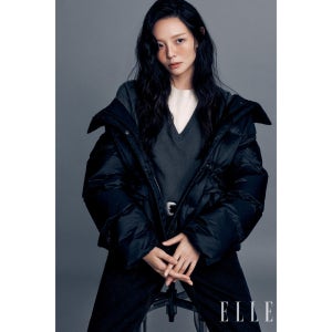 [코오롱스포츠][KOLON SPORT]여성 뉴볼륨 중기장 푸퍼 다운(TVJDW25522BLK)