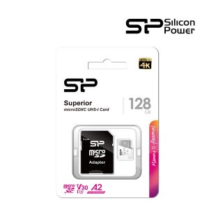 [실리콘파워] Superior microSDXC UHS-I 4K UHD [A2 V30 128G]