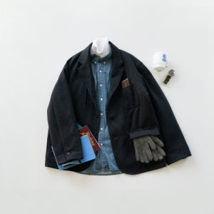 [해브해드] 시티 울 클럽 자켓 (차콜) 51002