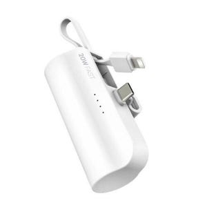 [유니크디자인] 스마텍 STPB-DB20 CPLUS 2WAY PD 20W 고속 도킹 보조배터리 5000mAh 메인 C타입 젠더+8핀 케이블