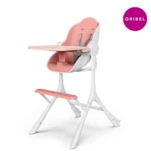 스엔코샵 신생아 하이체어 식탁의자 출산 오리벨 핑크