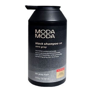 모다모다 블랙 샴푸 제로 그레이 염색 새치 300g x2SET
