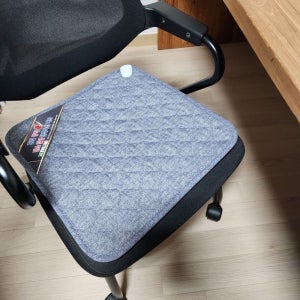 한일 카본 탄소매트 온열 전기방석 1인용 의자