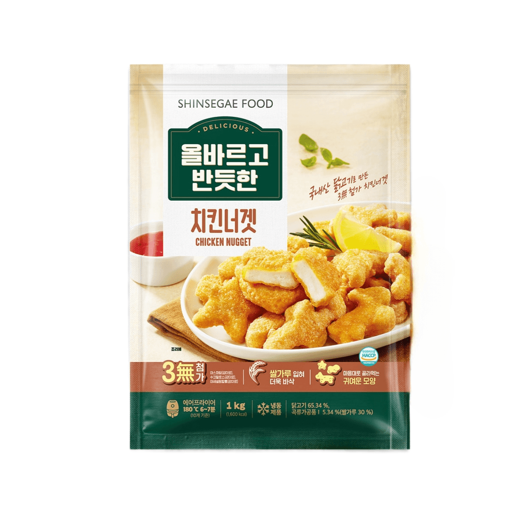 올바르고반듯한 치킨너겟