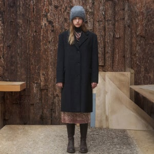 [앤니즈] Mond single long coat (black)
