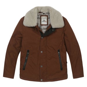 남성 양털 탈착 구스다운 점퍼 브릭 (A0C645269)