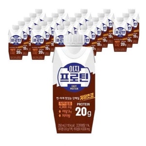 [롯데백화점] 파스퇴르 이지프로틴 초코 250ML 24입(8월14일 발송합니다) LE1220437130