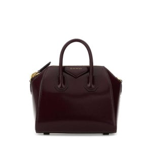 지방시 BB5148B13A 604 Grape leather mini Antigona handbag