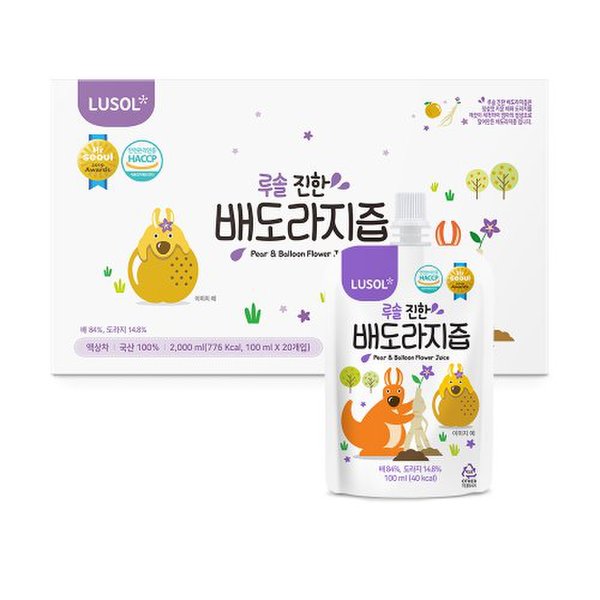 루솔 진한 배도라지즙 성분 분석