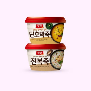 동원 양반 전복죽 287g x 10개 + 단호박죽 285g x 10개