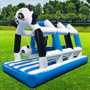 에어바운스 대형 방방이 판다 그네 펜션 캠핑장