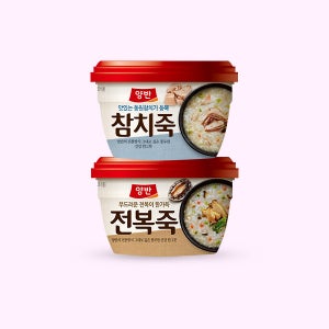 동원 양반 전복죽 287g x 10개 + 참치죽 285g x 10개