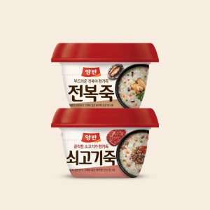 동원 양반 전복죽 287g x 10개 + 쇠고기죽 287g x 10개