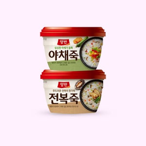 동원 양반 전복죽 287g x 12개 + 야채죽 287g x 12개
