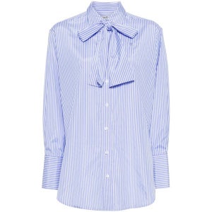김해김 스트라이프 퍼시 보우 셔츠 PS24SH013SB SKY BLUE 블루 여성