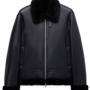 [도프제이슨] 오버사이즈 리얼 무스탕 (블랙) DF22SS5016