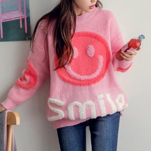 [55~88] 우리 모두 스마일~♥보기만 해도 기분 좋아지는 빅 스마일 러블리 니트