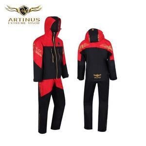 [아티누스] AR-946 사계절 레인슈트 경량 3레이어 낚시복 레드