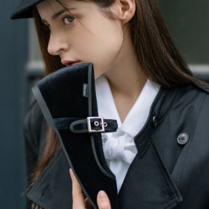 [디퍼슈] 벨린 스퀘어 기모 메리제인 5CM [윈터 블랙] P00000YJ