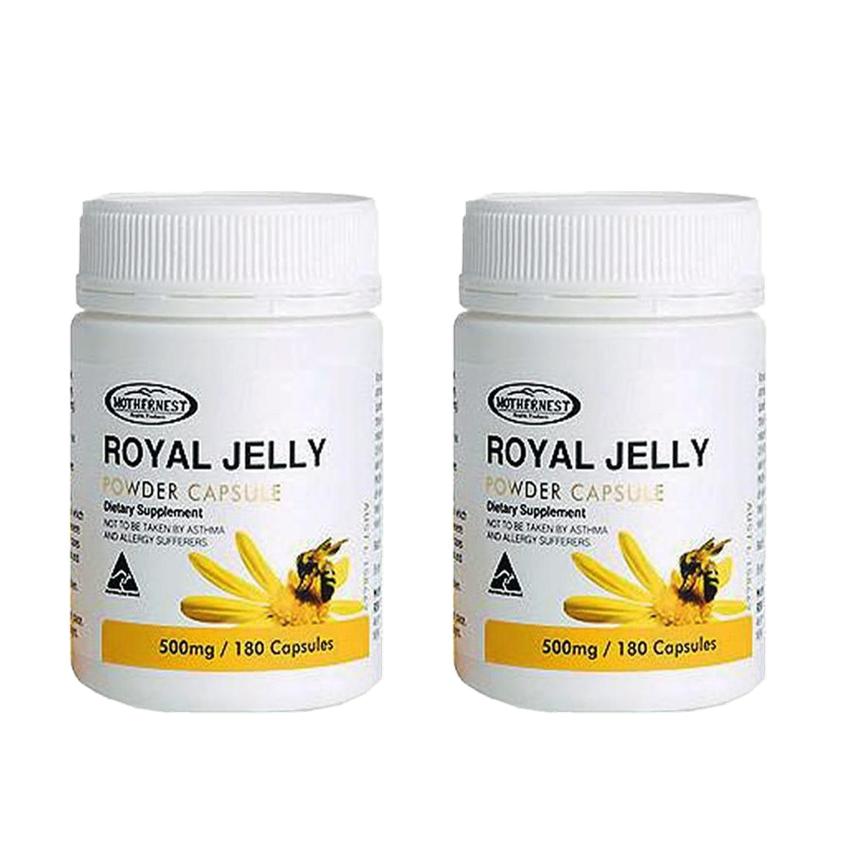 (호주직배) <b>마더네스트</b> 로얄제리 파우더 캡슐 500mg 180정 2개 Mothernest Royal Jelly Powder Capsule 500mg 180 capsules