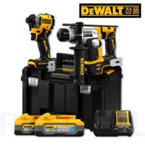 디월트 DCK2213H2T 20Vmax 파워스텍 5.0Ah 충전콤보세트(DCF850+DCH172+DCB1104) 티스텍