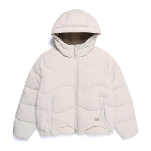 내셔널지오그래픽 N254WDW970 여성 물결 퀼팅 덕다운 점퍼 SILVER BIRCH