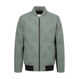 [헤지스골프]  남성 차콜그레이 퀼팅 봄버 다운 점퍼 WPJU3D752CG