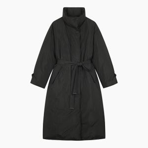 [시슬리]2025 WINTER 셀린 싱글 버튼 롱 패딩 SAPD37561BK