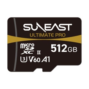 [선이스트] 선이스트 얼티메이트 프로 마이크로SD V60 512 GB 280MB/s 1867 배속 드론