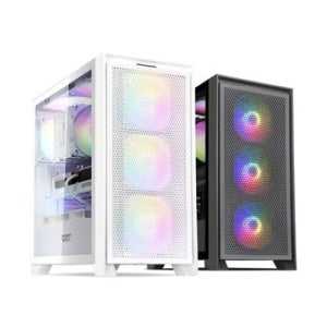 DARKFLASH DRX70 MESH RGB 강화유리 화이트 (미들)