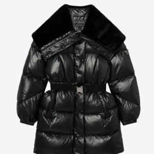 [롯데백화점] 게스 진 [Featherlight] 여성 와이드 퍼 중힙 글램 다운 YP4W5874 LE1220459809