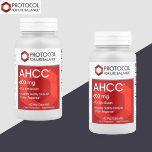 <b>프로토콜포라이프발란스</b> AHCC 베타글루칸 Cyclodextrin 60캡슐 2개