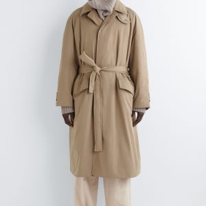 코스 패딩 벨트 퍼널넥 롱 코트 1314436001 패디드 퍼널 네크라인 PADDED BELTED FUNNEL NECK LONG COAT 147455339