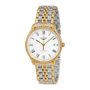 론진 화이트 다이얼 여성 콤비 시계 170583 Lyre L4 860 2 11 7 147233360