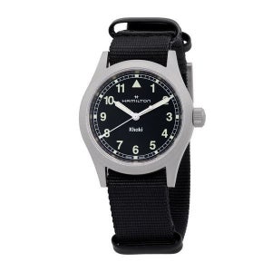 해밀턴 쿼츠 블랙다이얼 시계 1423769 카키필드 검판 H69301430 147236739
