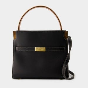 토리버치 스퀘어 스냅 클로저 더블 스몰 숄더백 61302-001 BLACK