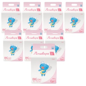 페넬로페 씬씬씬 플러스 팬티 기저귀 빅형 여아용 8팩(192매)