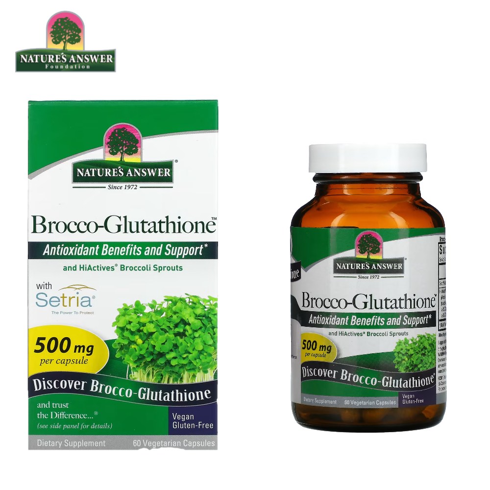 네이처스 네이처스 앤서 브로코 <b>글루타치온</b> <b>Brocco</b> <b>500mg</b> 60캡슐  1개