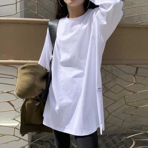 [하프클럽]모노무드 스타일 Erd/레이어드 입는티 긴팔 안에 라운